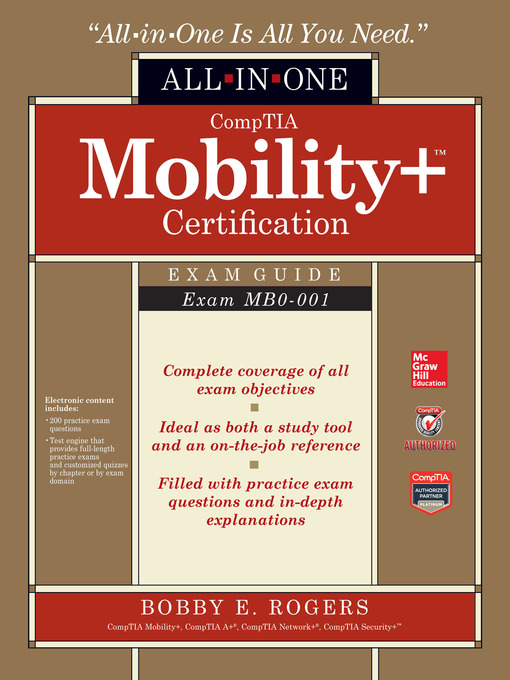 Title details for CompTIA Mobility+ Certification All-in-One Exam Guide (Exam MB0-001) by Bobby E. Rogers - Available